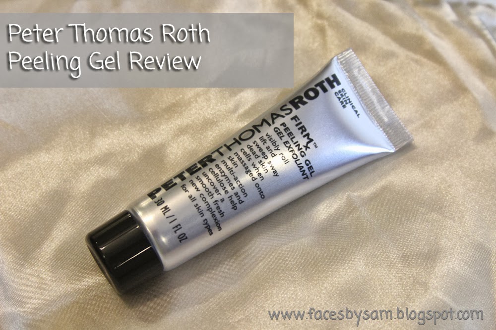 Faces by SAM Beauty Blog Product Review Peter Thomas Roth Peeling Gel
