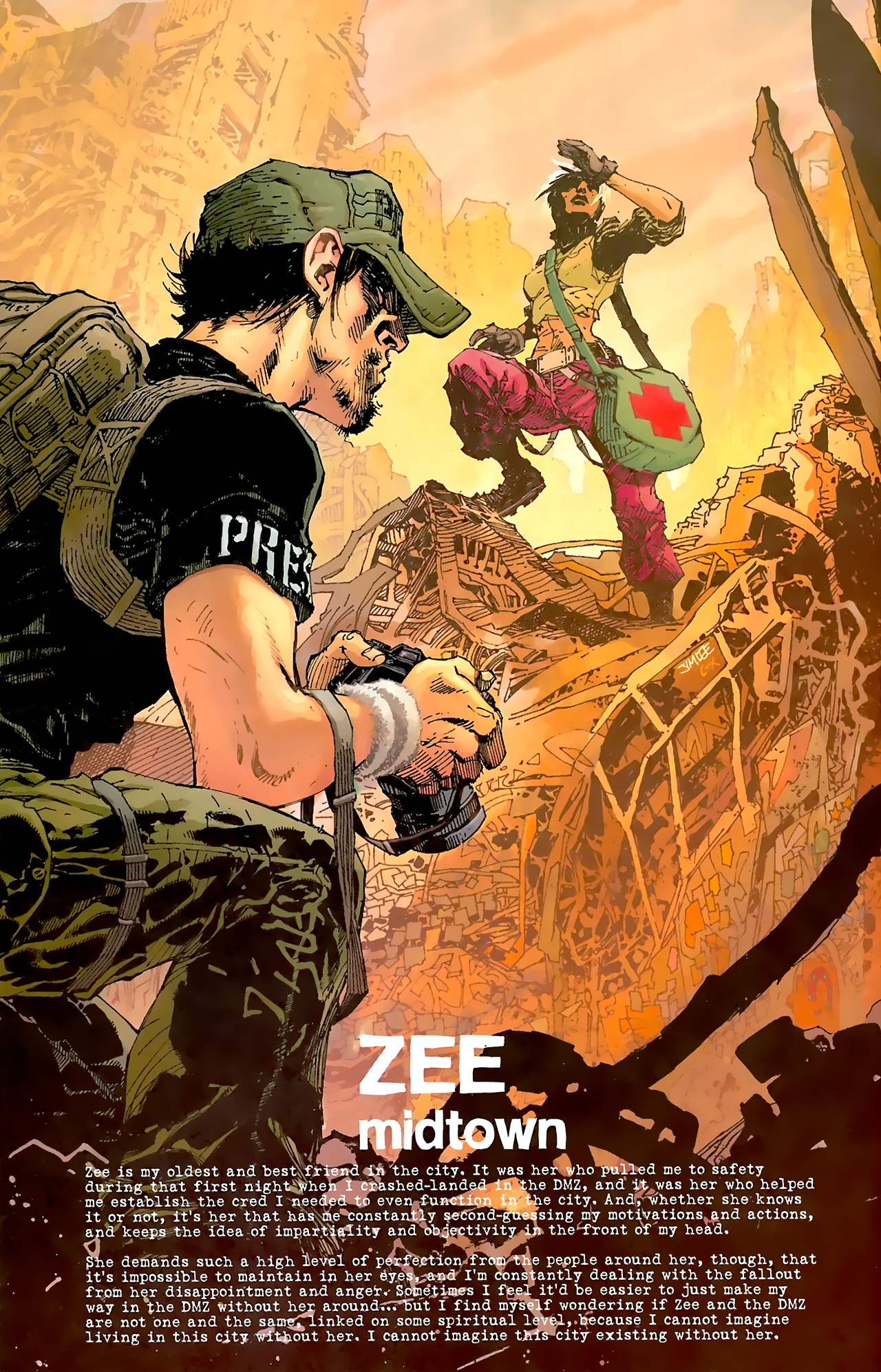 Read online DMZ (2006) comic -  Issue #50 - 9