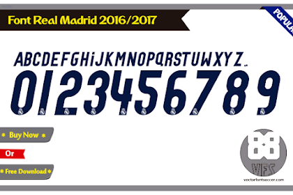 Font Real Madrid 2016/2017