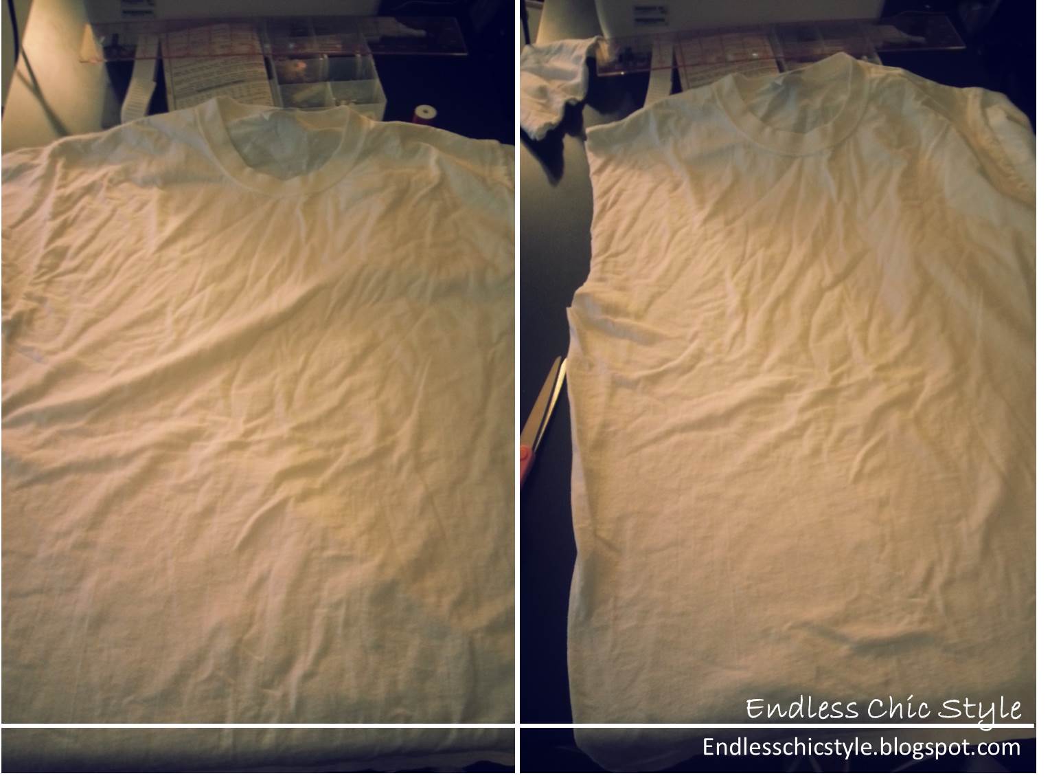 Endless Chic Style : DIY | How To Sew a Peplum Top Using Two T-Shirts