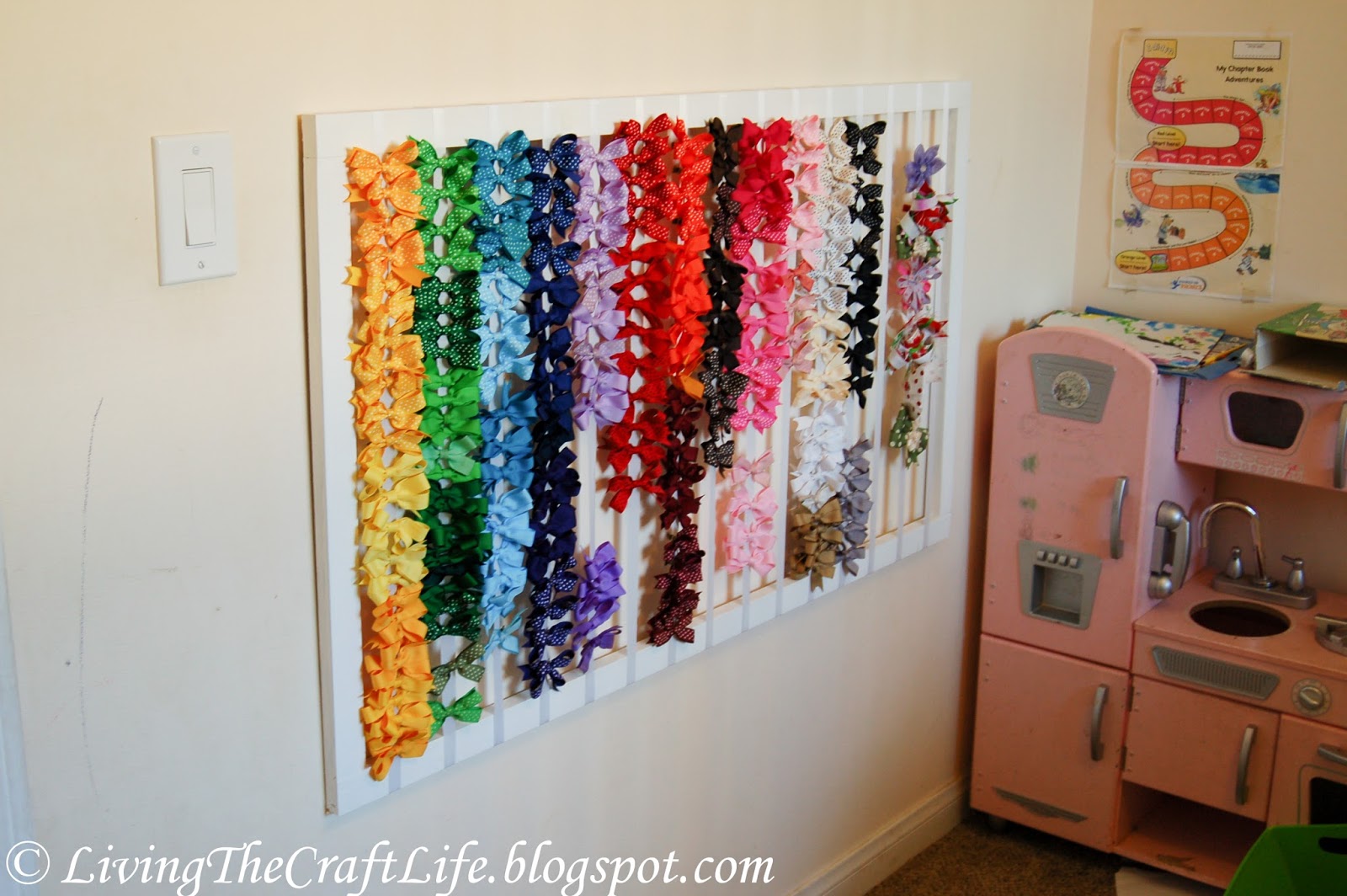 Living the Craft Life DIY Hair Bow Holder