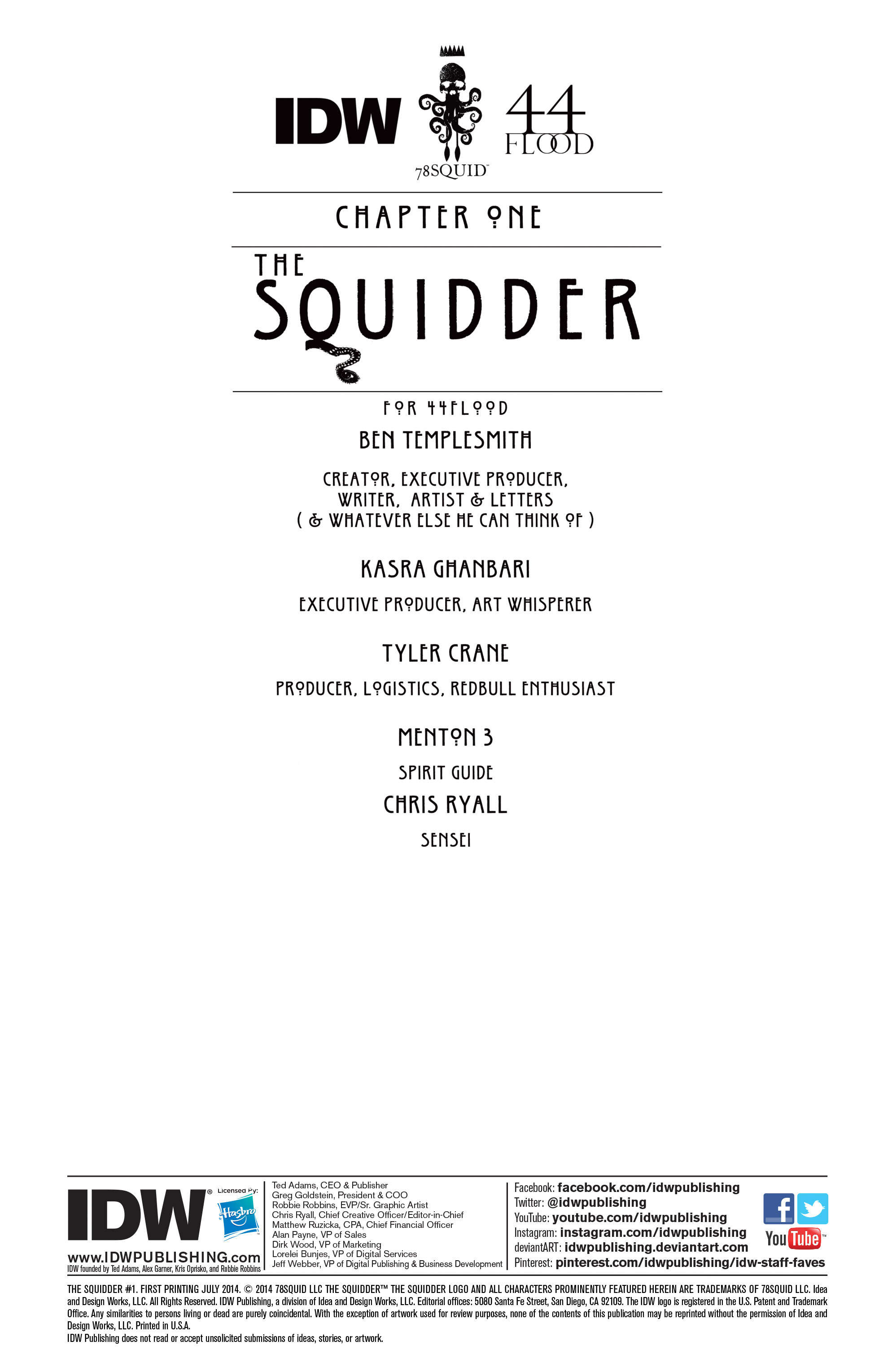 Read online The Squidder comic -  Issue #1 - 2