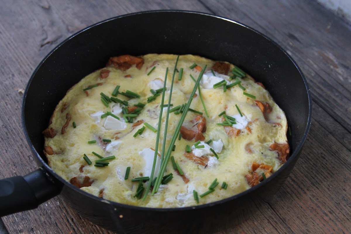 Chanterelle Mushroom Omelet