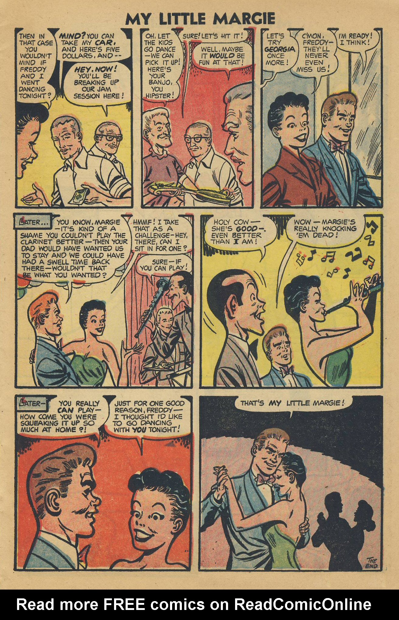 Read online My Little Margie (1954) comic -  Issue #4 - 9