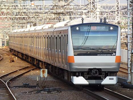 中央線　快速　武蔵小金井行き　E233系