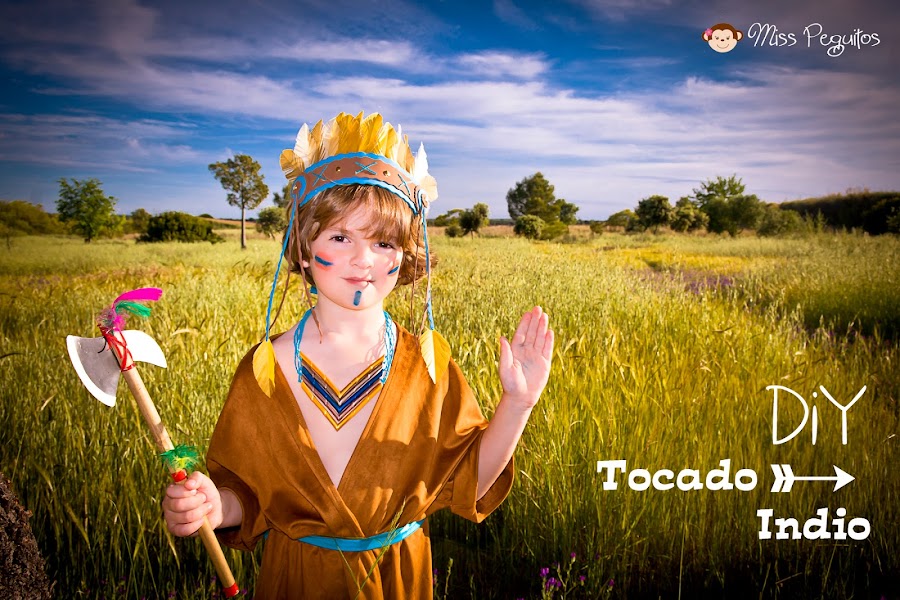 diy tocado indio custome indien