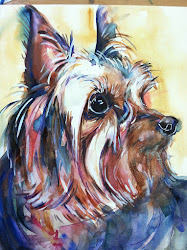 watercolor maria january aqua board