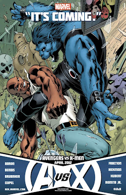 Avengers vs X-Men “It’s Coming” Promo Image - Luke Cage vs Beast
