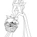 Disney Princess Easter Coloring Pages