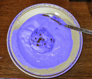 blue custard