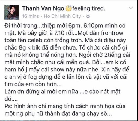 Tu buc xuc cua Ngo Thanh Van, da den luc nghe si tre nen y thuc hon ve gio giac du su kien - Anh 1