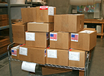 boxes ready for shipping