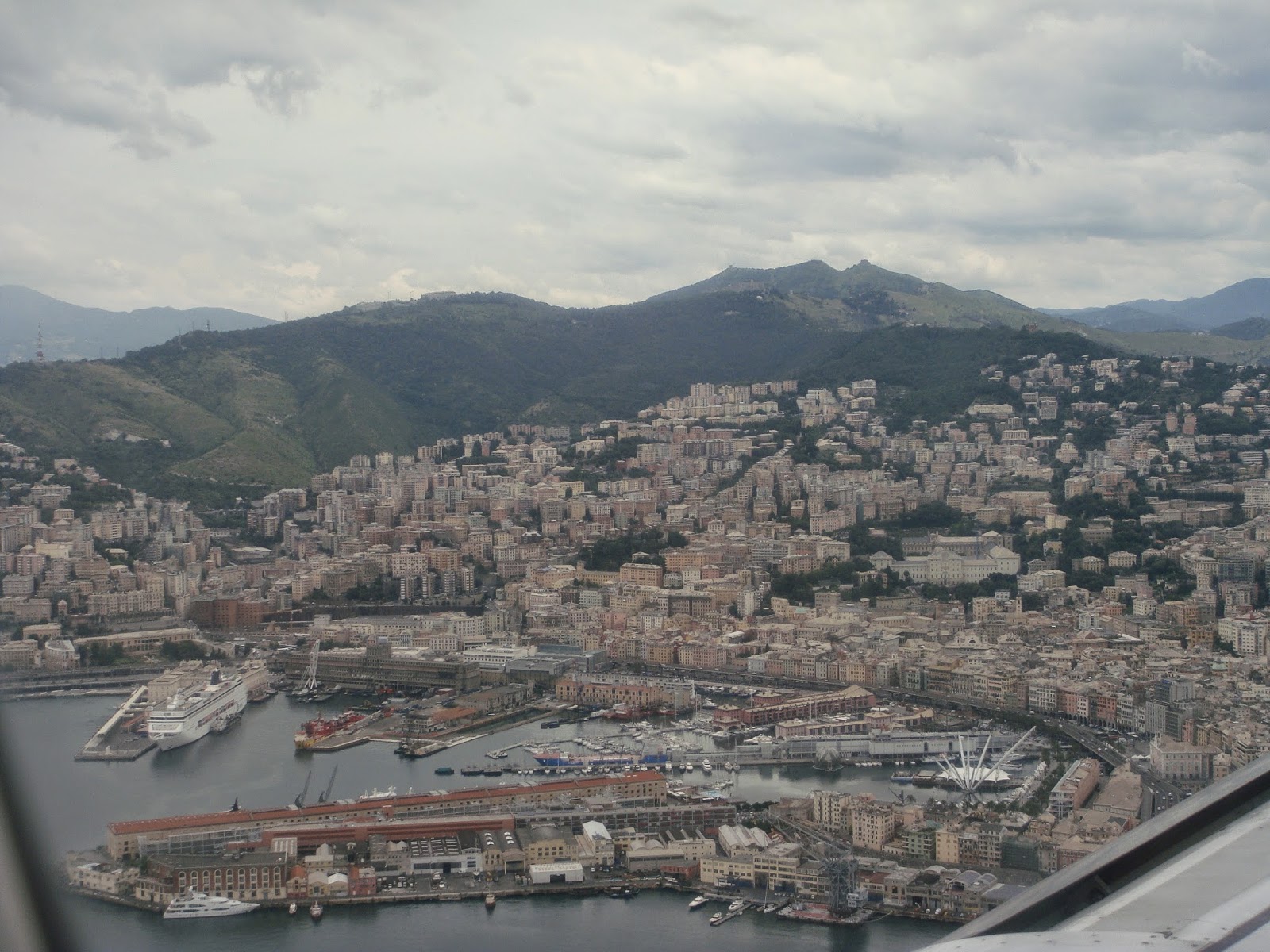 Genova - Italian city between coast and mountains