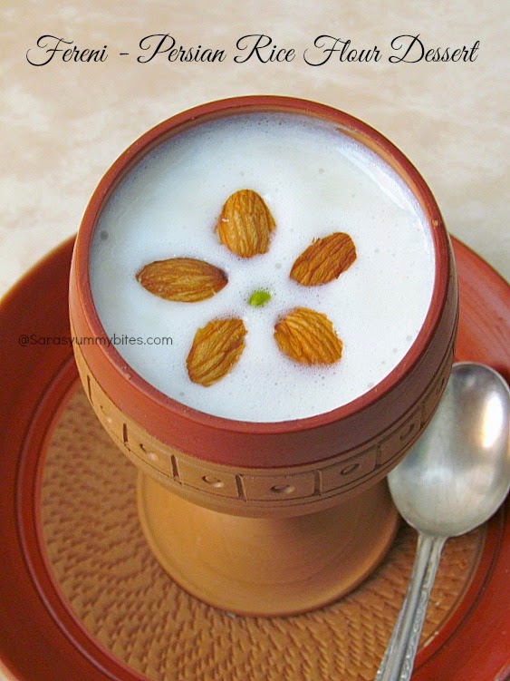 Fereni Persian Rice Flour Dessert SarasYummyBites