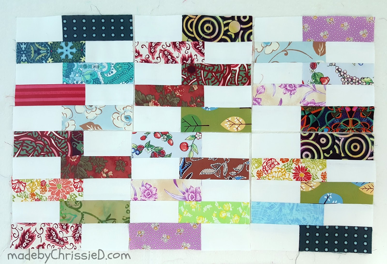 Chris Dodsley @mbCD: Scrappy Rectangle Block [Technique]