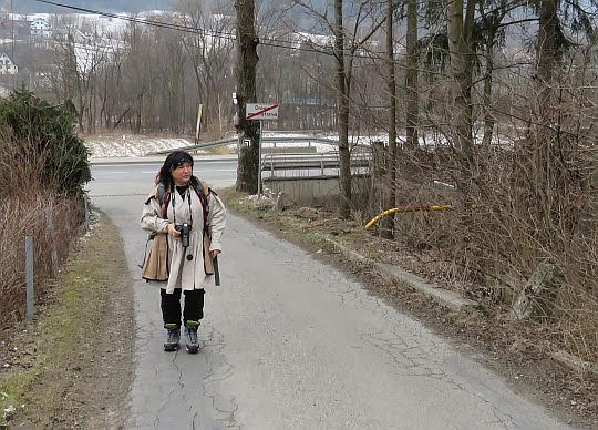 Kasinka Mała, droga do bazy „Lubogoszcz”.