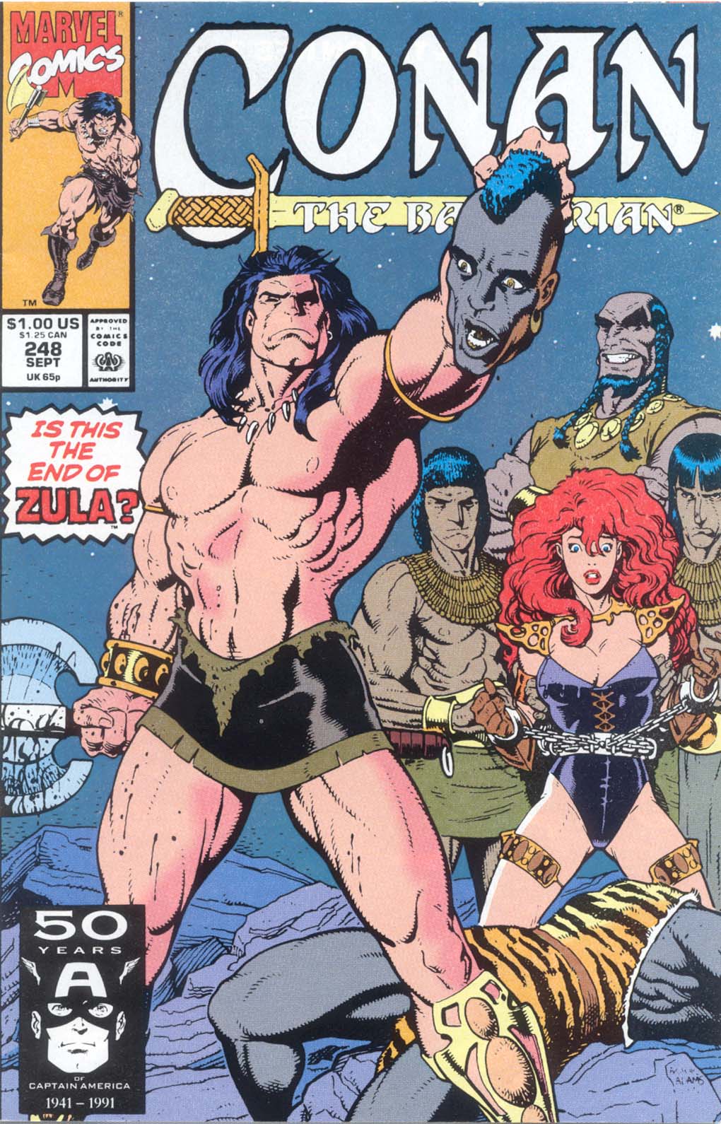 Read online Conan the Barbarian (1970) comic -  Issue #248 - 1