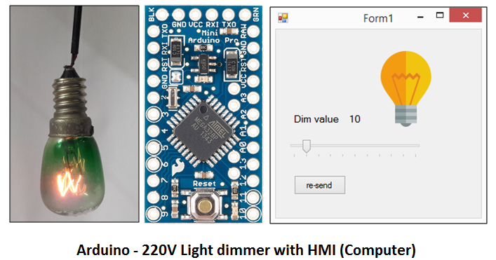 Make it easy!: Arduino 220V light dimmer