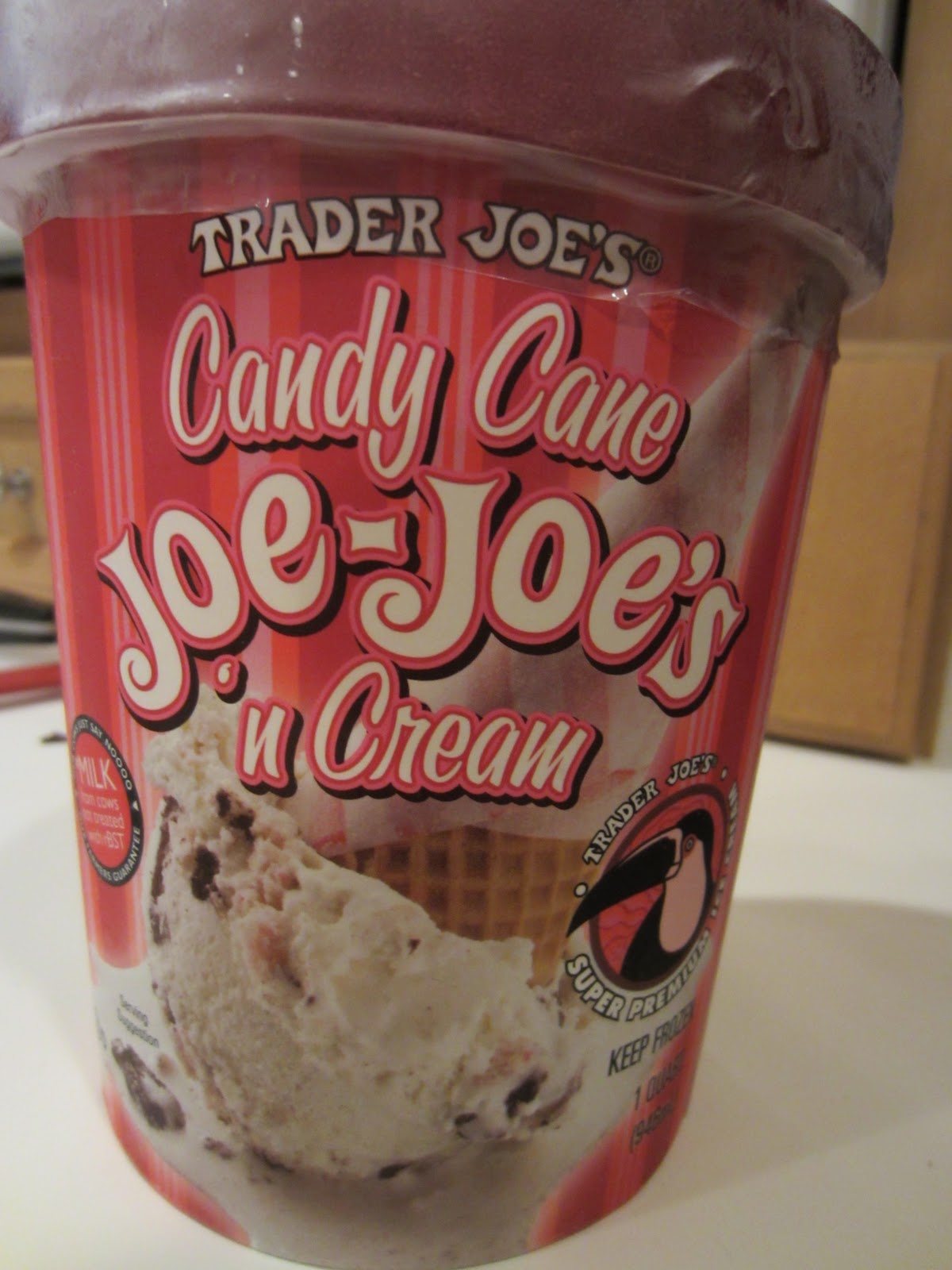 Life is Half Delicious Candy Cane JoeJoe's 'n Cream Ice Cream