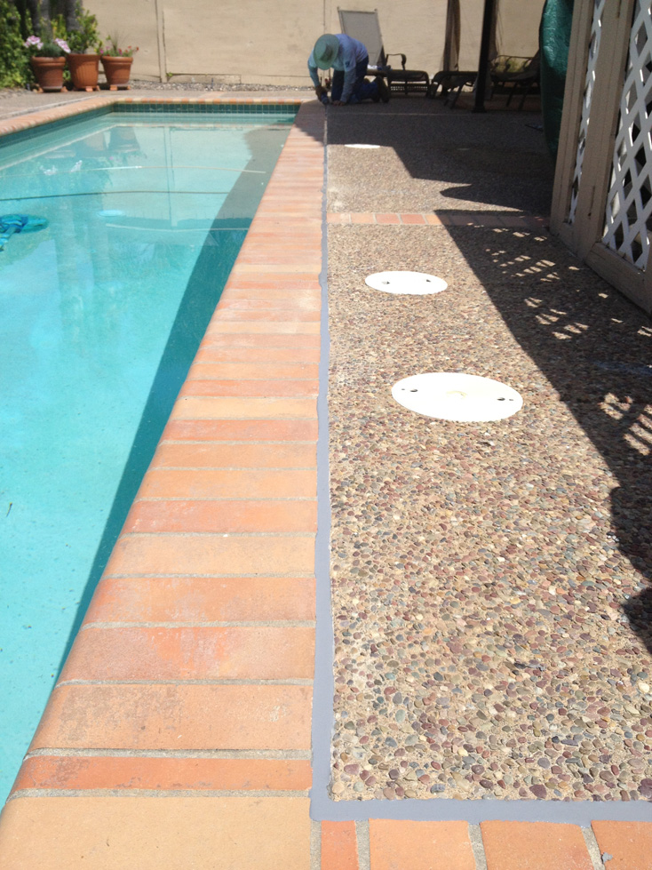 Wine Country Pools And Supplies Replacing The Caulking Around A Pool