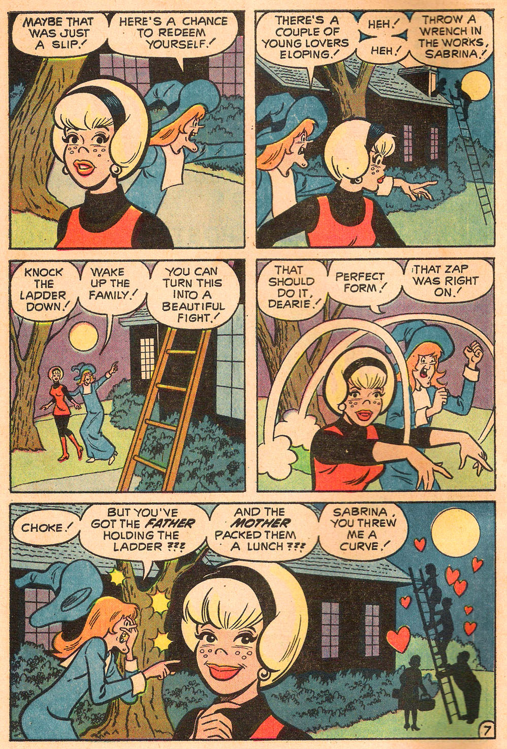 Read online Sabrina The Teenage Witch (1971) comic -  Issue #7 - 8