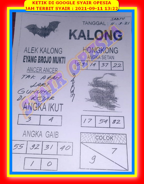 Syair Toto Hongkong 11 September 2021 Royal Syair Syair Toto Hongkong 11 September 2021 Royal Syair