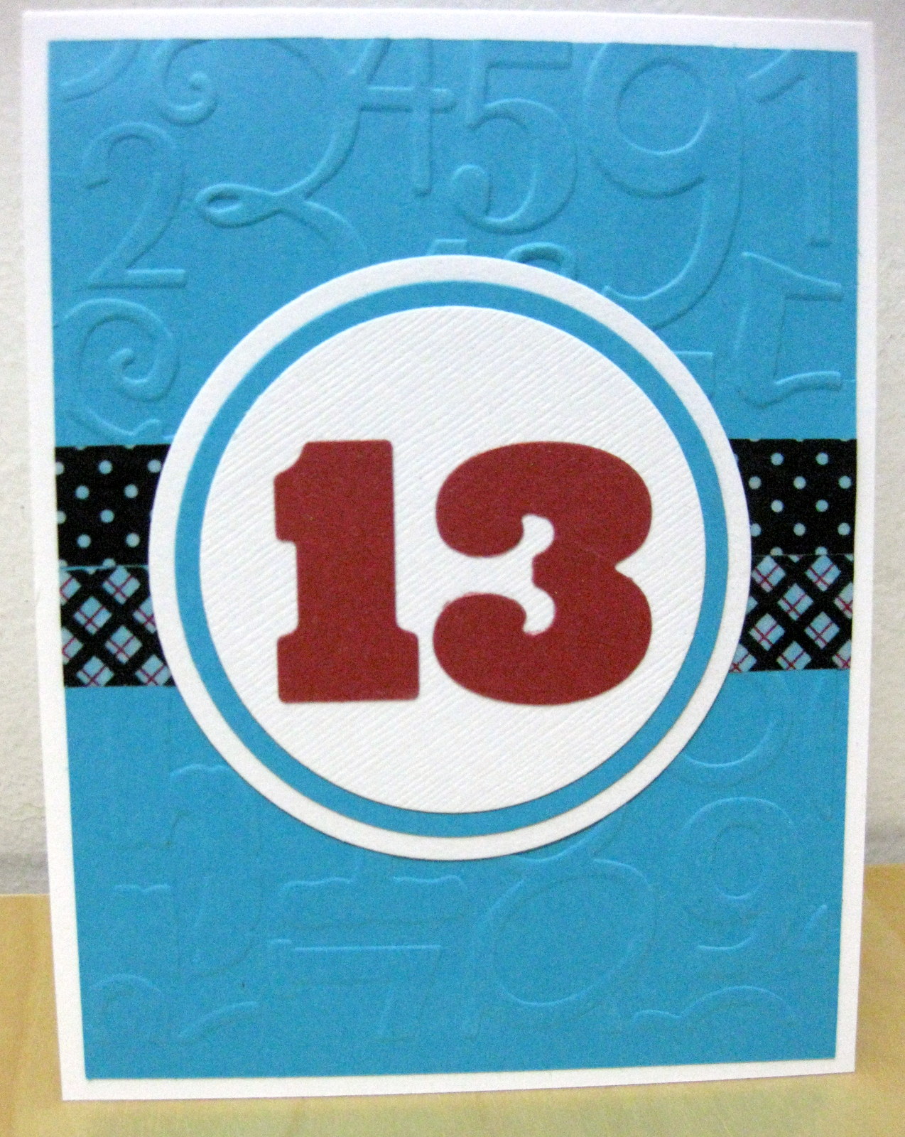 Two Left Hands Bar Mitzva 13 Card