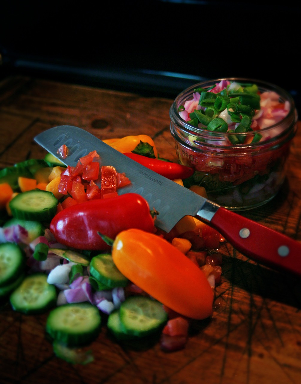 Fresh Cucumber and Tomato Salsa
