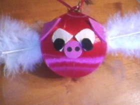 Pig Valentine Ornament for Classroom Craft for Kids