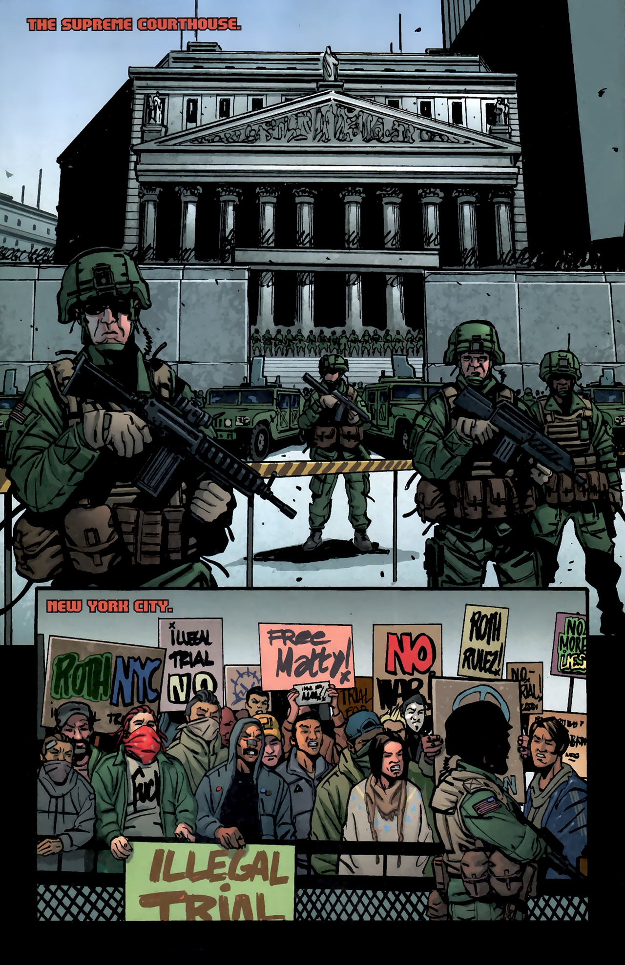 Read online DMZ (2006) comic -  Issue #71 - 2