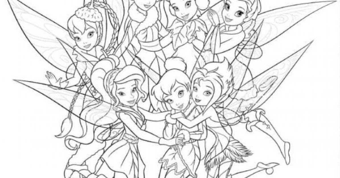 Free Printable Disney Tinkerbell Coloring Pages Free Printable Disney Tinkerbell Coloring Pages