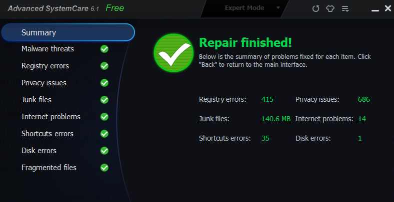 advanced systemcare pro 9.4 windows 10 repair start menu advanced systemcare pro 9.4 windows 10 repair start menu
