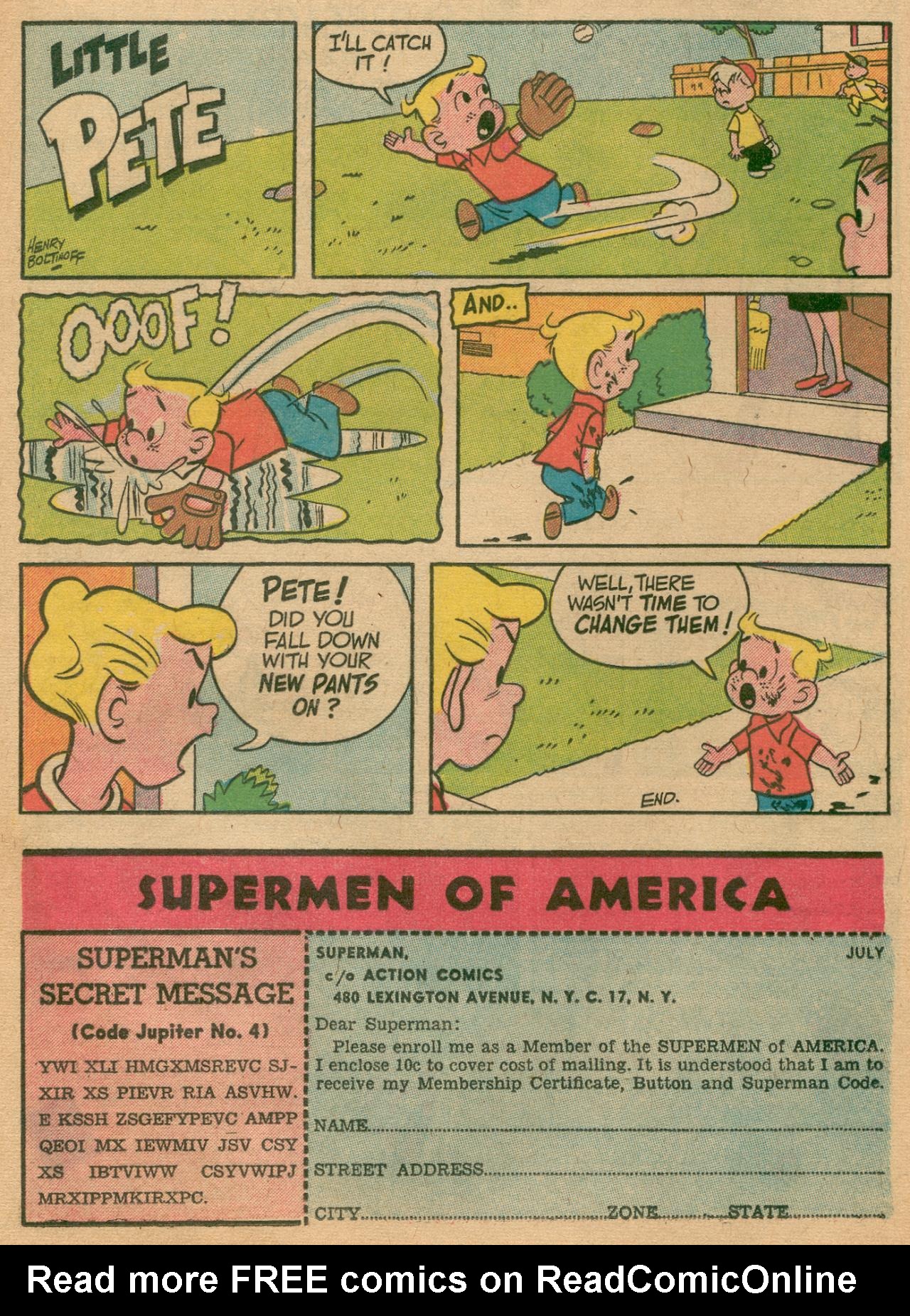 Read online Action Comics (1938) comic -  Issue #218 - 22