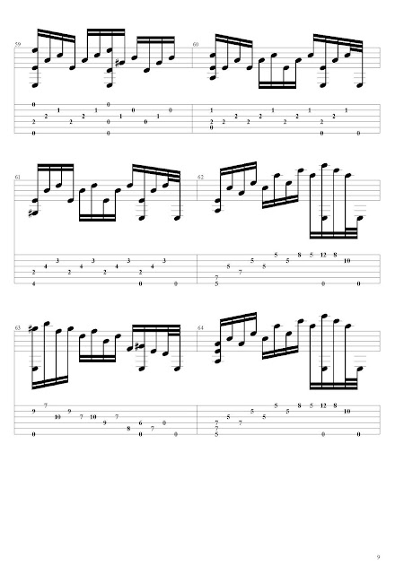 Beethoven - Moonlight Sonata (Guitar) (TABS & STAFF NOTATION) Tabs & Sheet Music