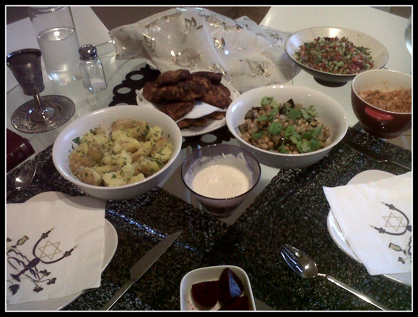 My Jewish cooking adventure Shabbat Dinner in summer