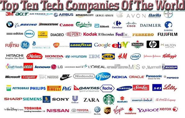 top ten tech companies of the world
