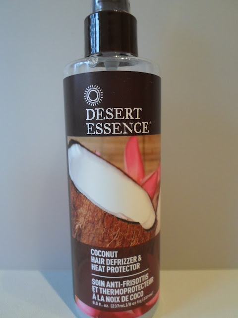 Review Desert Essence Coconut Hair Defrizzer & Heat Protector