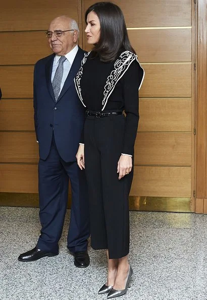 Queen Letizia attended the meeting of Board of Trustees of Help Foundation Against Drug Addiction