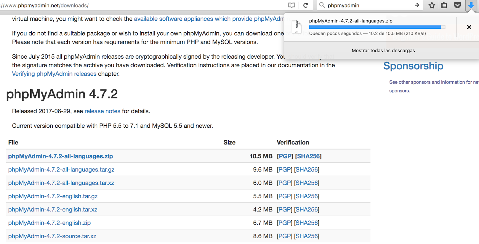 phpmyadmin mac m1 phpmyadmin mac m1