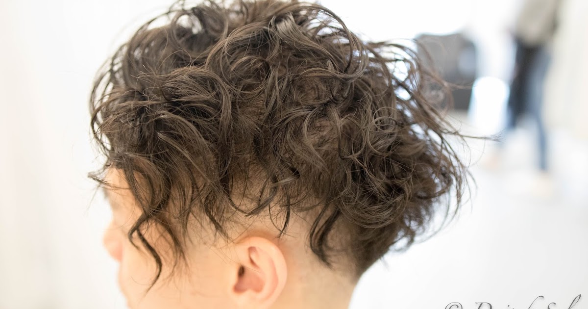 Japanese Creep Perm Curly hair for Man hairstyle