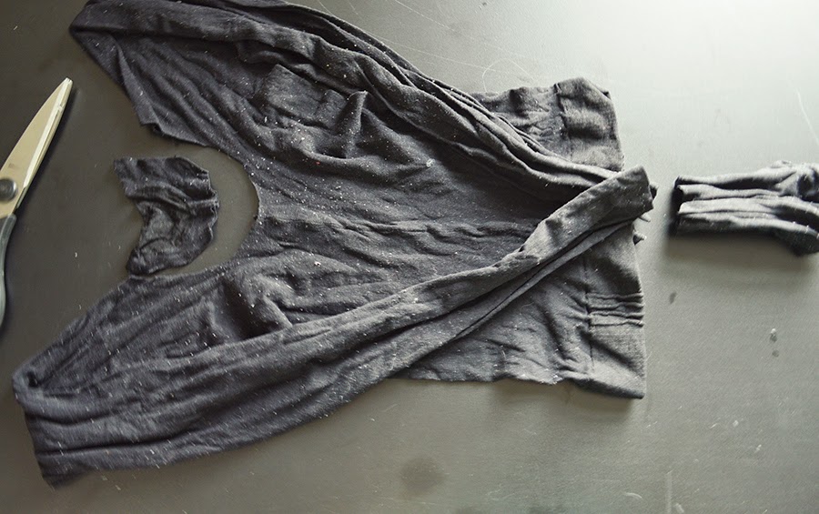Blusa Segunda Pele com Meia-Calça: Gothic DIY Tutorial