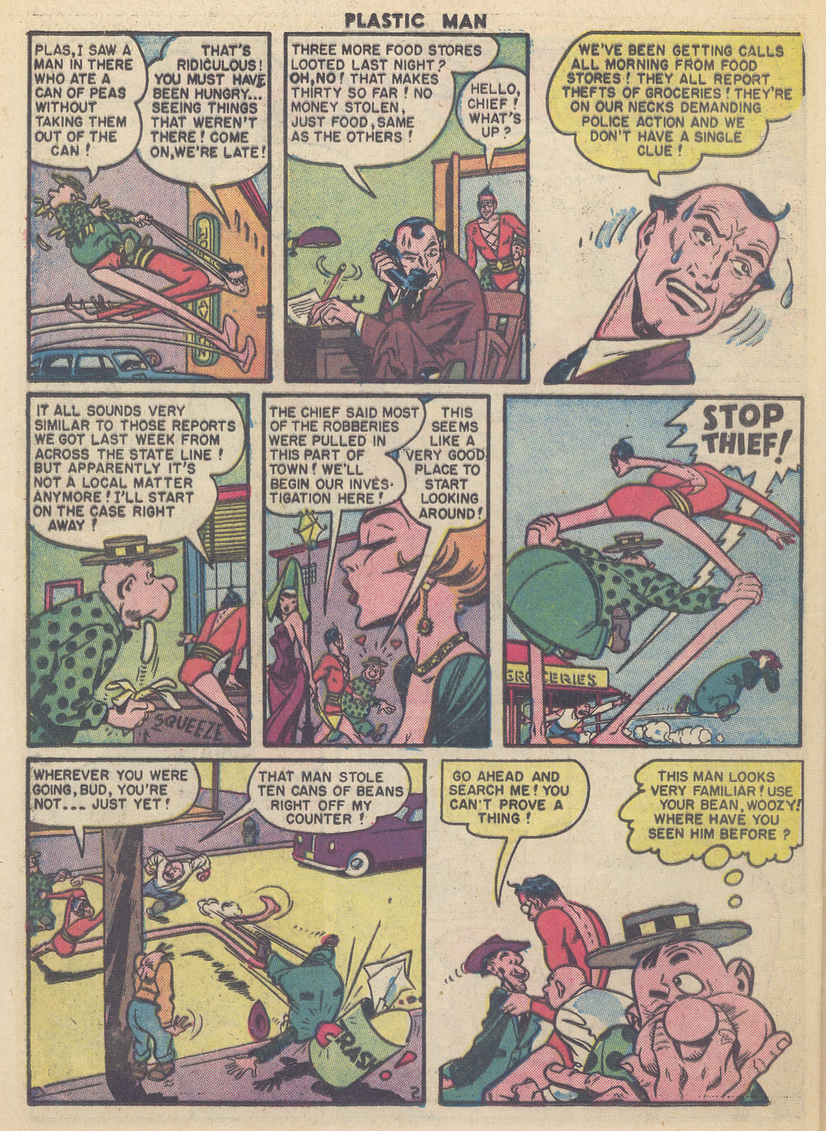 Read online Plastic Man (1943) comic -  Issue #24 - 28