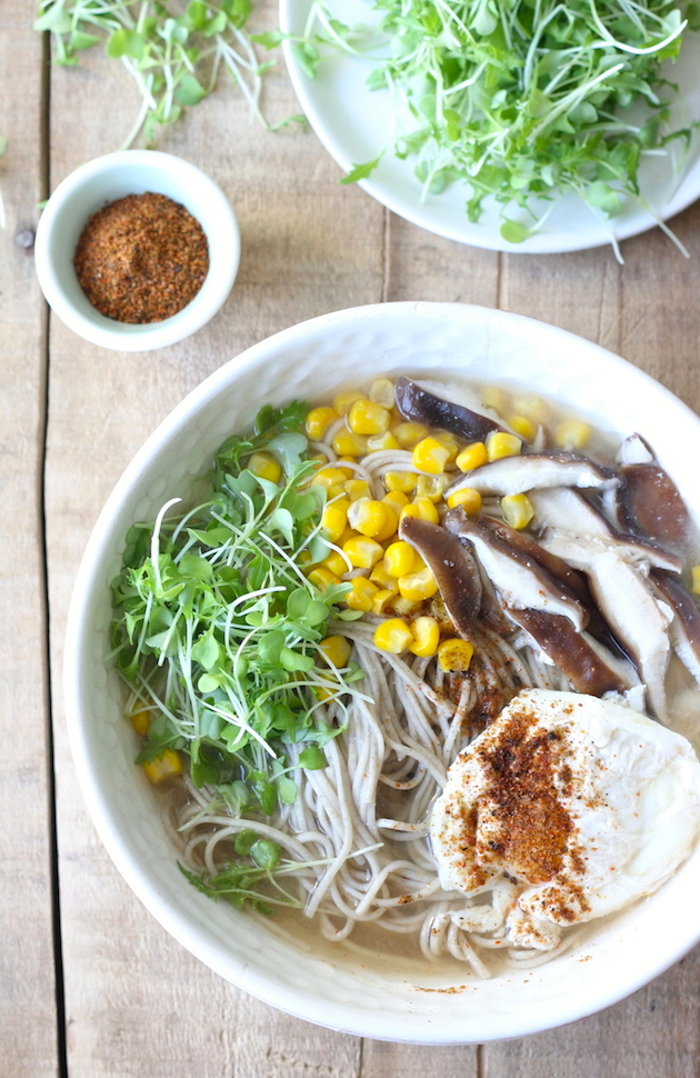 Miso Soba Noodle Soup Season with Spice