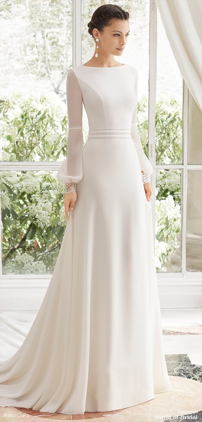 rosa clara lace wedding dress