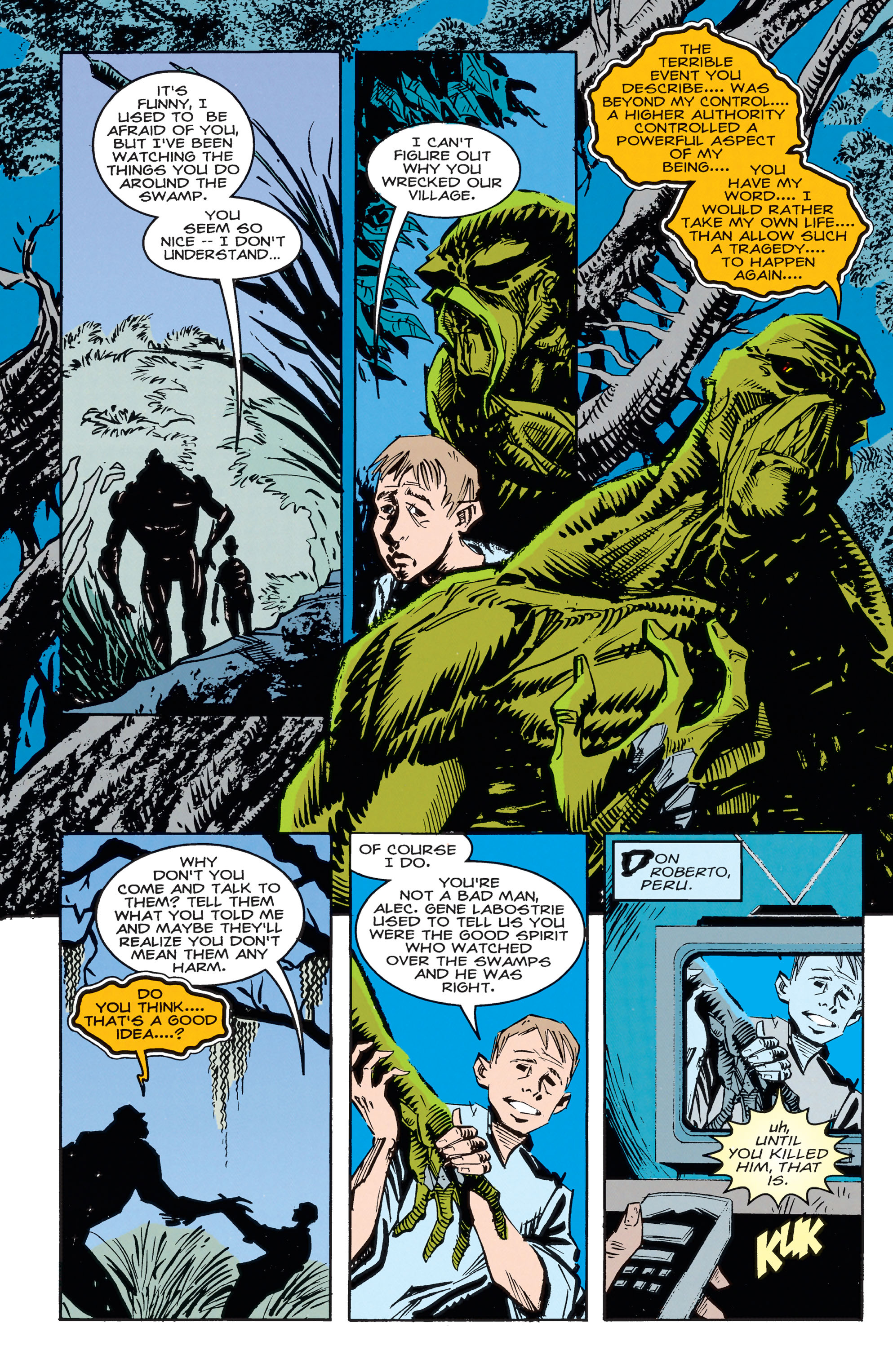 Read online Swamp Thing (1982) comic -  Issue # _TPB - Trial by Fire - 59