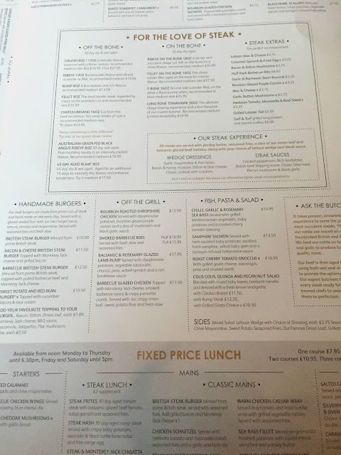 Sequins &amp; Spirits: Miller &amp; Carter Steakhouse Cheshire