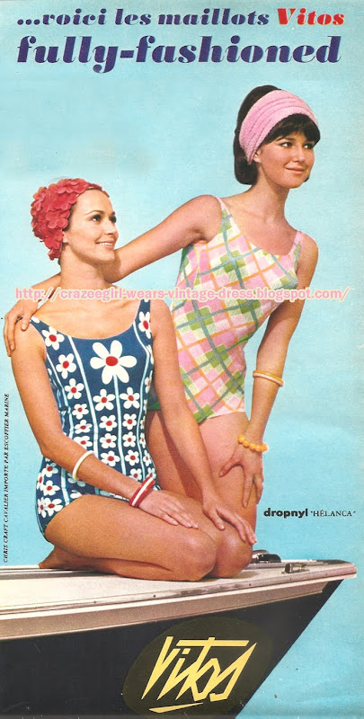 Vitos - Swim suit -1965 swimsuit 60s 1960