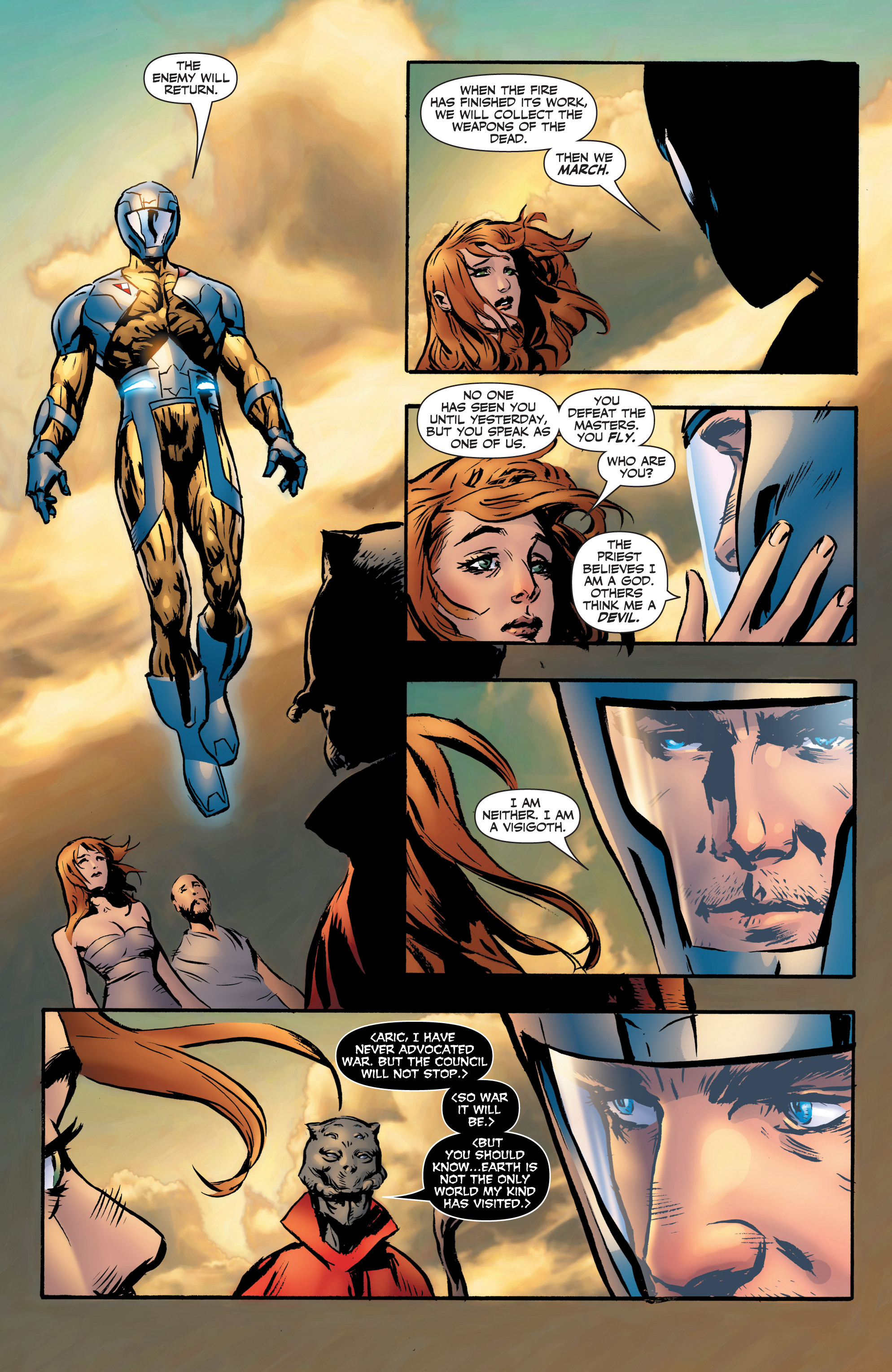 Read online X-O Manowar (2012) comic -  Issue # _TPB 3 - 121