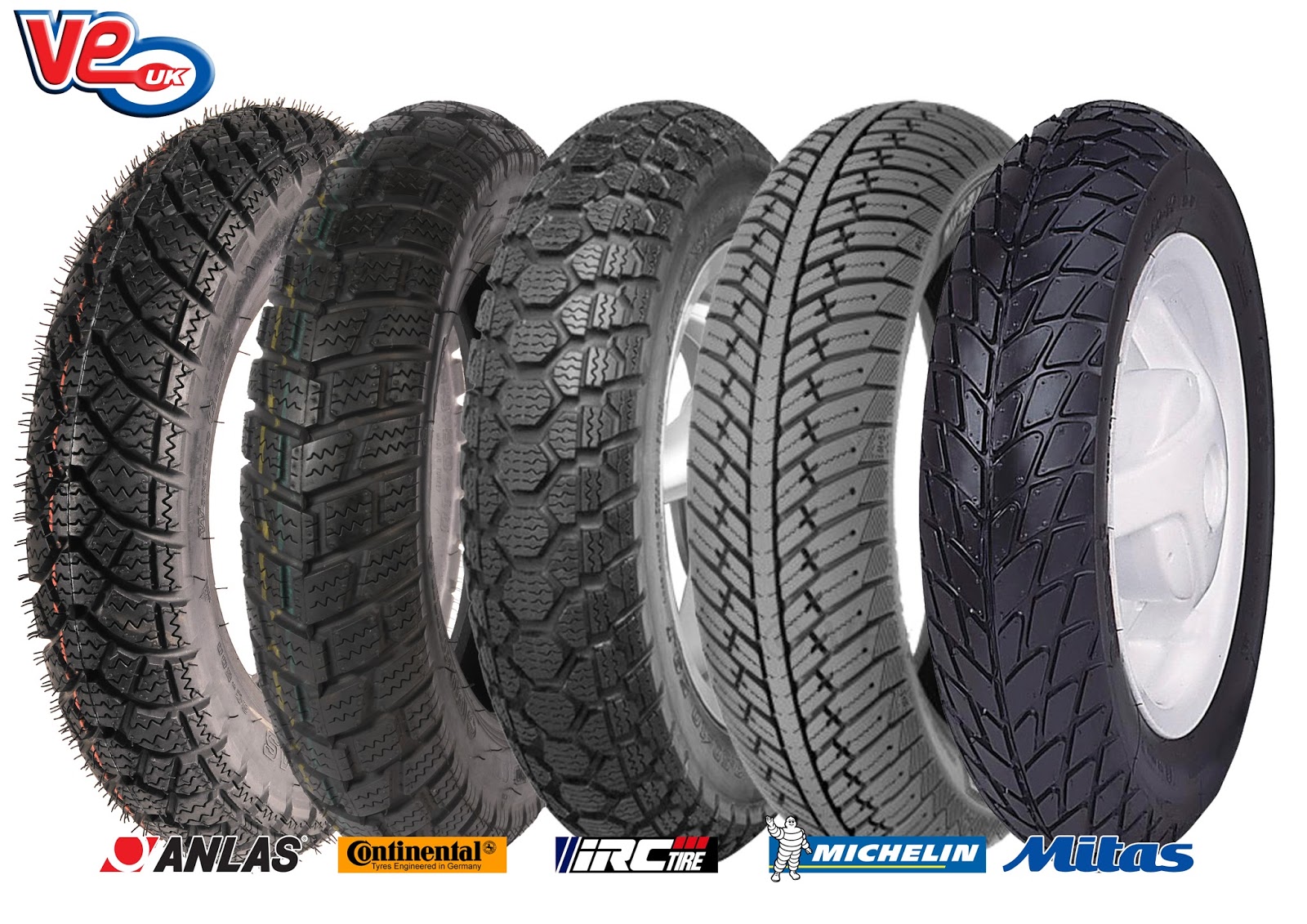 VE Scooter Spares Winter Scooter Tyres from VE (UK)