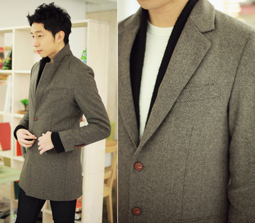[Jogun Shop] Wool Single Breasted Coat | KSTYLICK - Latest Korean ...